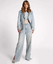 Load image into Gallery viewer, One Teaspoon Diamonde Studded Denim Blazer - FINAL SALE