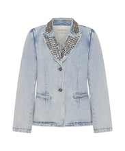 Load image into Gallery viewer, One Teaspoon Diamonde Studded Denim Blazer - FINAL SALE