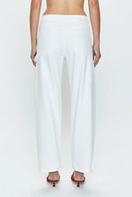 Load image into Gallery viewer, Pistola Lexi Carpenter Mid Rise Bowed Straight in White - FINAL SALE
