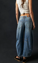 Load image into Gallery viewer, Free People Good Luck Mid-Rise Barrel Jeans in Ultra Light Beam