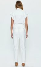 Load image into Gallery viewer, Pistola Rosie Smocked Waist Jumpsuit in Porcelain - FINAL SALE