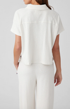 Load image into Gallery viewer, Sol Angeles Terry Wide Leg Pant in Ecru - FINAL SALE