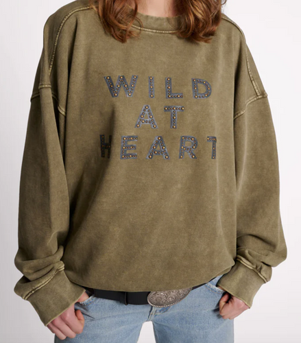 One Teaspoon Wild At Heart Studded Retro Sweater