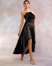 Load image into Gallery viewer, Cynthia Rowley Livia Satin Skirt in Black - FINAL SALE