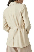 Load image into Gallery viewer, Free People Belted Olivia Blazer in Pebble