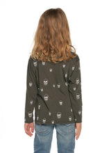 Load image into Gallery viewer, Chaser Kids Cloud Jersey Skull Toss L/S Crew - FINAL SALE