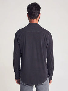 Faherty Mens Knit Seasons Shirt - Washed Black