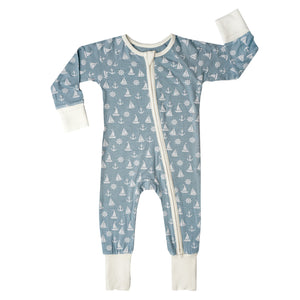 Emerson And Friend Bamboo Pajama in Anchors Away Print
