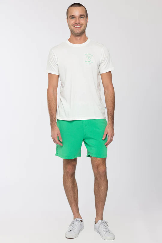 Sol Angeles Mens Tennis Club Crew in Dirty White - FINAL SALE