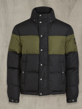 Load image into Gallery viewer, Belstaff Dome Jacket in Black/Sage Green - FINAL SALE