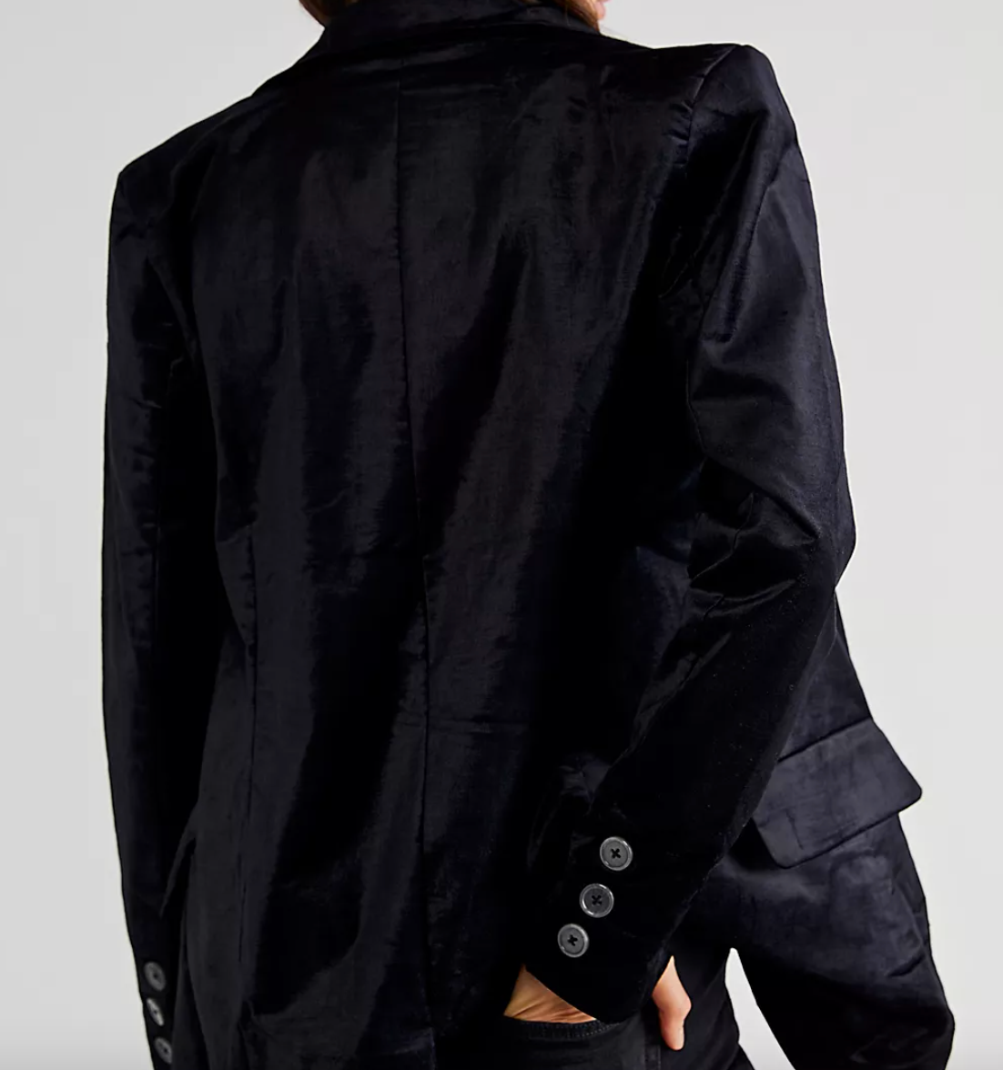 Free people 2025 velvet blazer