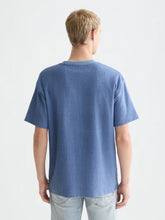 Load image into Gallery viewer, Scotch and Soda Jacquard Towelling Relaxed-Fit T-Shirt in Infinity