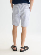 Load image into Gallery viewer, Scotch and Soda Fave Cotton-Linen Yarn-Dyed Regular Fit Bermuda Shorts