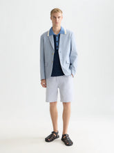Load image into Gallery viewer, Scotch and Soda Fave Cotton-Linen Yarn-Dyed Regular Fit Bermuda Shorts