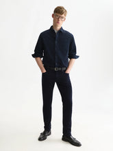 Load image into Gallery viewer, Scotch and Soda Mens Corduroy Regular-Fit Shirt in Sky Captain