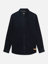 Load image into Gallery viewer, Scotch and Soda Mens Corduroy Regular-Fit Shirt in Sky Captain