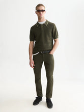Load image into Gallery viewer, Scotch and Soda Structured Knitted Regular-Fit Polo in Forest Night