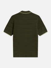 Load image into Gallery viewer, Scotch and Soda Structured Knitted Regular-Fit Polo in Forest Night