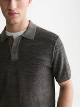 Load image into Gallery viewer, Scotch and Soda Mens Structured Regular-Fit Polo in Meterorite