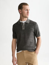 Load image into Gallery viewer, Scotch and Soda Mens Structured Regular-Fit Polo in Meterorite