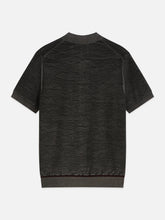 Load image into Gallery viewer, Scotch and Soda Mens Structured Regular-Fit Polo in Meterorite