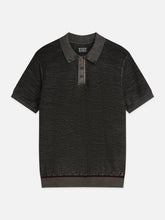 Load image into Gallery viewer, Scotch and Soda Mens Structured Regular-Fit Polo in Meterorite