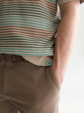 Load image into Gallery viewer, Scotch and Soda Mens Striped Knitted Regular-Fit Polo in Pure Cashmere Stripe