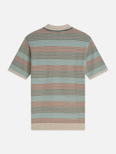 Load image into Gallery viewer, Scotch and Soda Mens Striped Knitted Regular-Fit Polo in Pure Cashmere Stripe