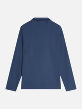 Load image into Gallery viewer, Scotch and Soda Mens Structured Long Sleeved Polo in Ensign Blue