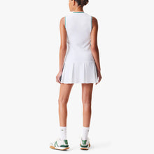 Load image into Gallery viewer, Lacoste x Bandier Tennis Dress with Removable Piqué Shorts in White/Green