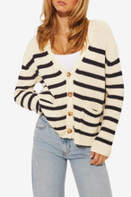 Load image into Gallery viewer, John + Jenn Zayn Cardigan Sweater in Marine