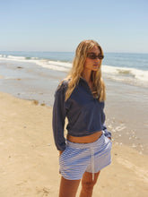 Load image into Gallery viewer, Sundry Stripe Track Short in Optic White