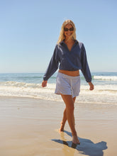 Load image into Gallery viewer, Sundry Stripe Track Short in Optic White
