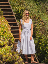 Load image into Gallery viewer, Sundry Pleated Dress in Sea Breeze