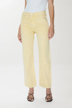 Load image into Gallery viewer, Pistola Lexi Mid Rise Bowed Straight Jean in Day Glow