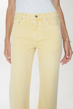 Load image into Gallery viewer, Pistola Lexi Mid Rise Bowed Straight Jean in Day Glow