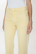 Load image into Gallery viewer, Pistola Lexi Mid Rise Bowed Straight Jean in Day Glow