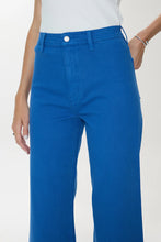 Load image into Gallery viewer, Pistola Penny Crop High Rise Wide Leg in Ciel