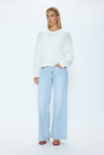 Load image into Gallery viewer, Pistola Katya Relaxed Crew Neck Sweater in Le Blanc