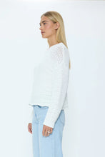 Load image into Gallery viewer, Pistola Katya Relaxed Crew Neck Sweater in Le Blanc