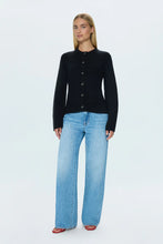 Load image into Gallery viewer, Pistola Dani Cinched Waist Cardigan in Noir