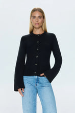 Load image into Gallery viewer, Pistola Dani Cinched Waist Cardigan in Noir