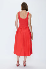 Load image into Gallery viewer, Pistola Alessia Smocked Drop Waist Dress in Maraschino