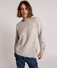 Load image into Gallery viewer, One Teaspoon Distressed Fisherman Knit Sweater in Natural
