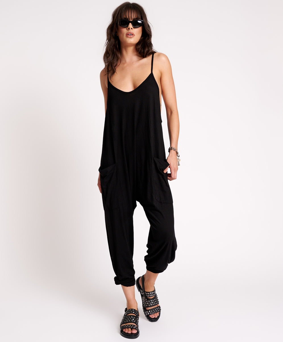 The Perfect Black Harem Jumpsuit – Simplicity Boutique LLC