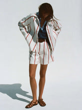 Load image into Gallery viewer, Faherty Tideweave Chore Jacket in Northbay Stripe