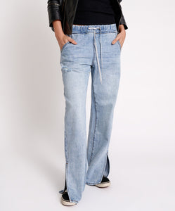 One Teaspoon Salty Dog Roadhouse Wide Leg Drawstring Jeans