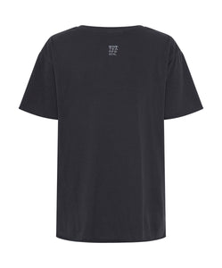 One Teaspoon Love Crew Neck Tee in Black