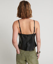 Load image into Gallery viewer, One Teaspoon Leather Cami Top in Black - FINAL SALE