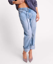 Load image into Gallery viewer, One Teaspoon Bolt Blue Bandit Low Waist Boyfriend Jeans